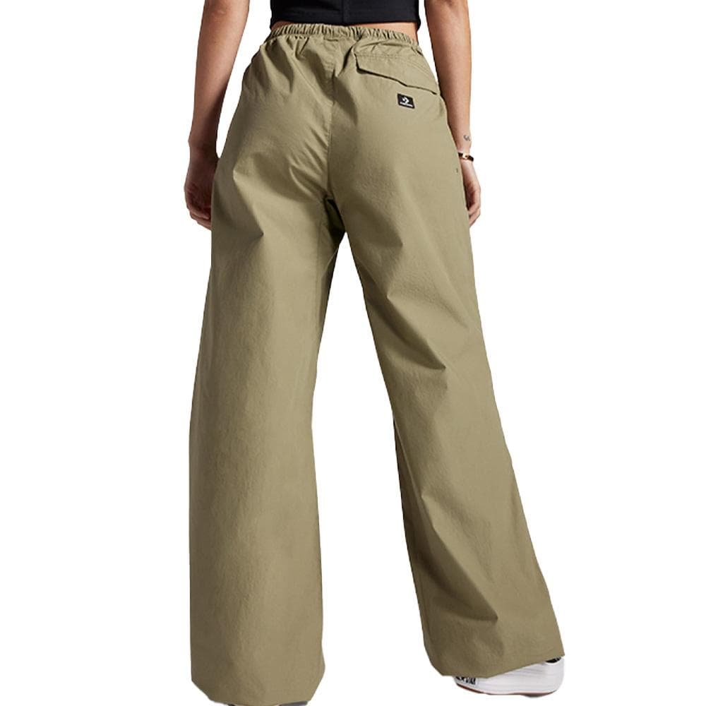 Pantalons fluide Cargo Kaki Femme Converse Parachute Mossy Sloth 2