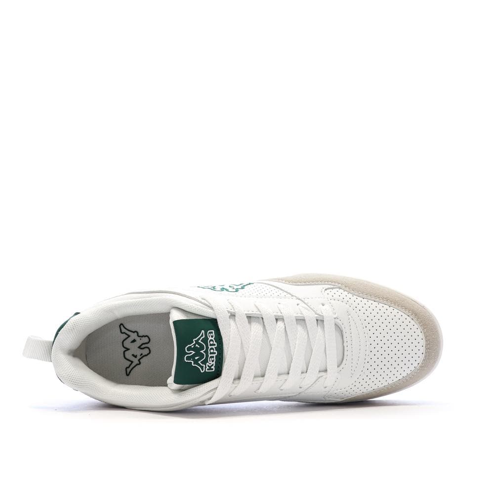Baskets Blanches/Beiges/Vert Homme Kappa Logo Manis 4