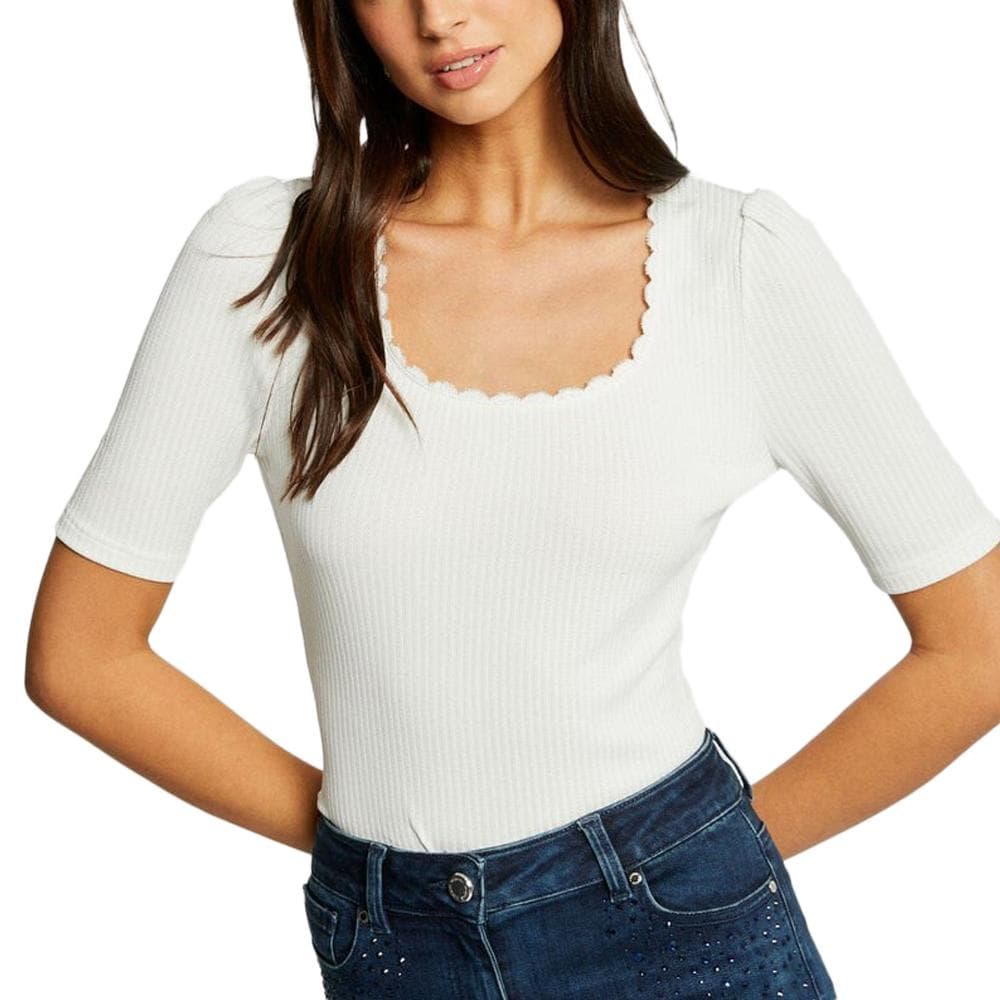 T-shirt Blanc Femme Morgan DABRI 1