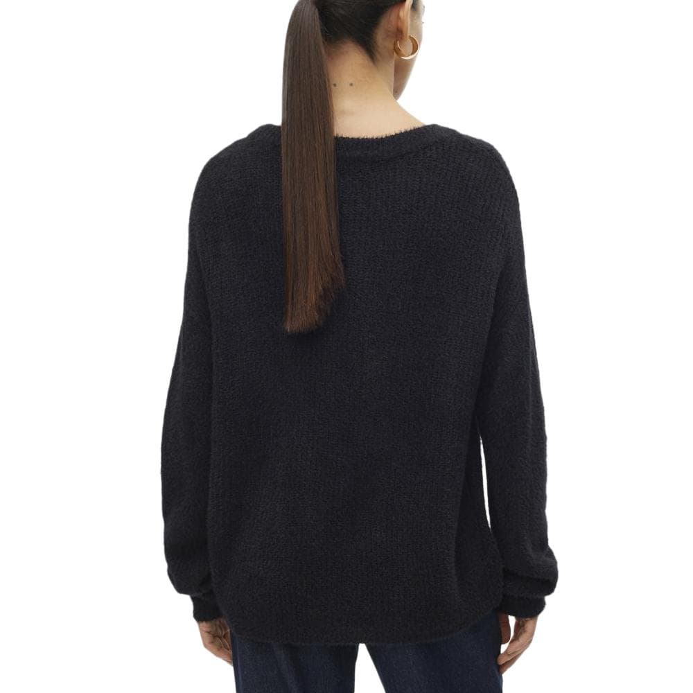 Pull Noir Femme Vero Moda Puff 2
