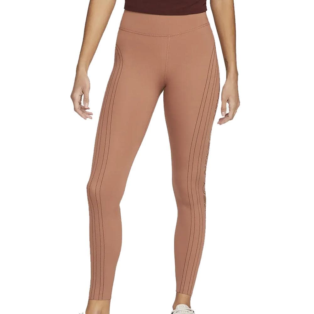 Legging Orange Femme Nike Luxe 1