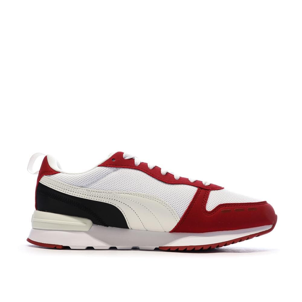 Baskets Blanches/Rouges Homme Puma R78 2