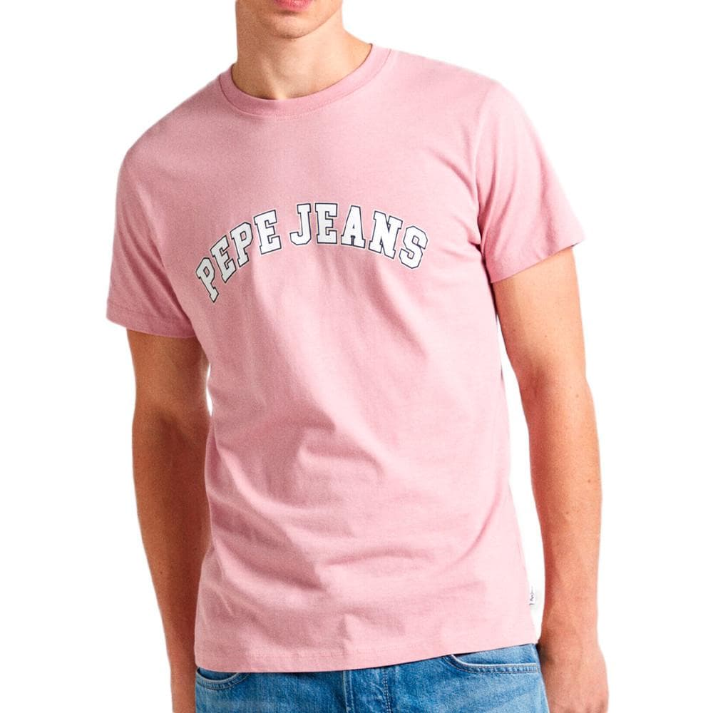 T-shirt Rose Homme Pepe jeans Clement 1
