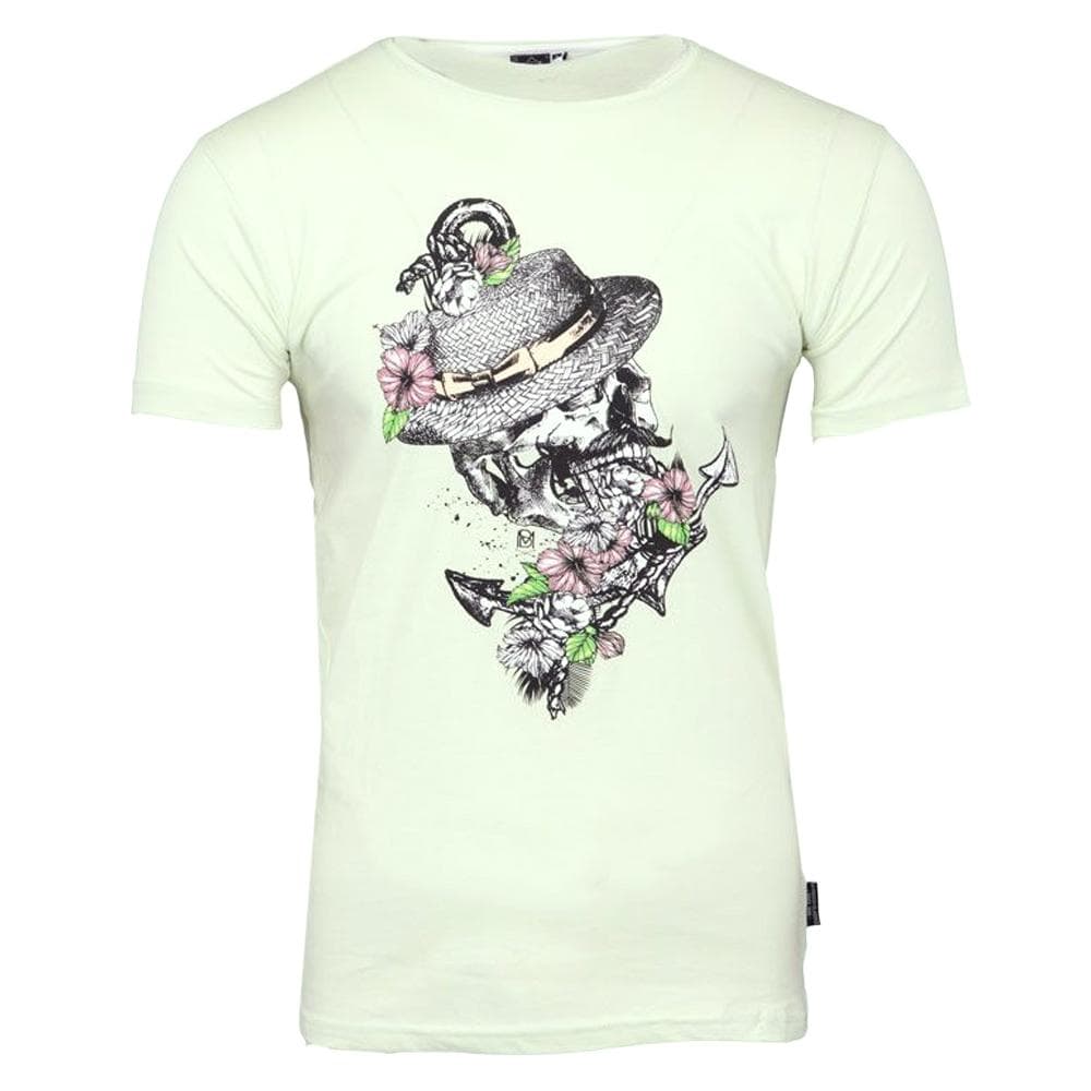 T-shirt Vert Pale Homme La Maison Blaggio Tete 1