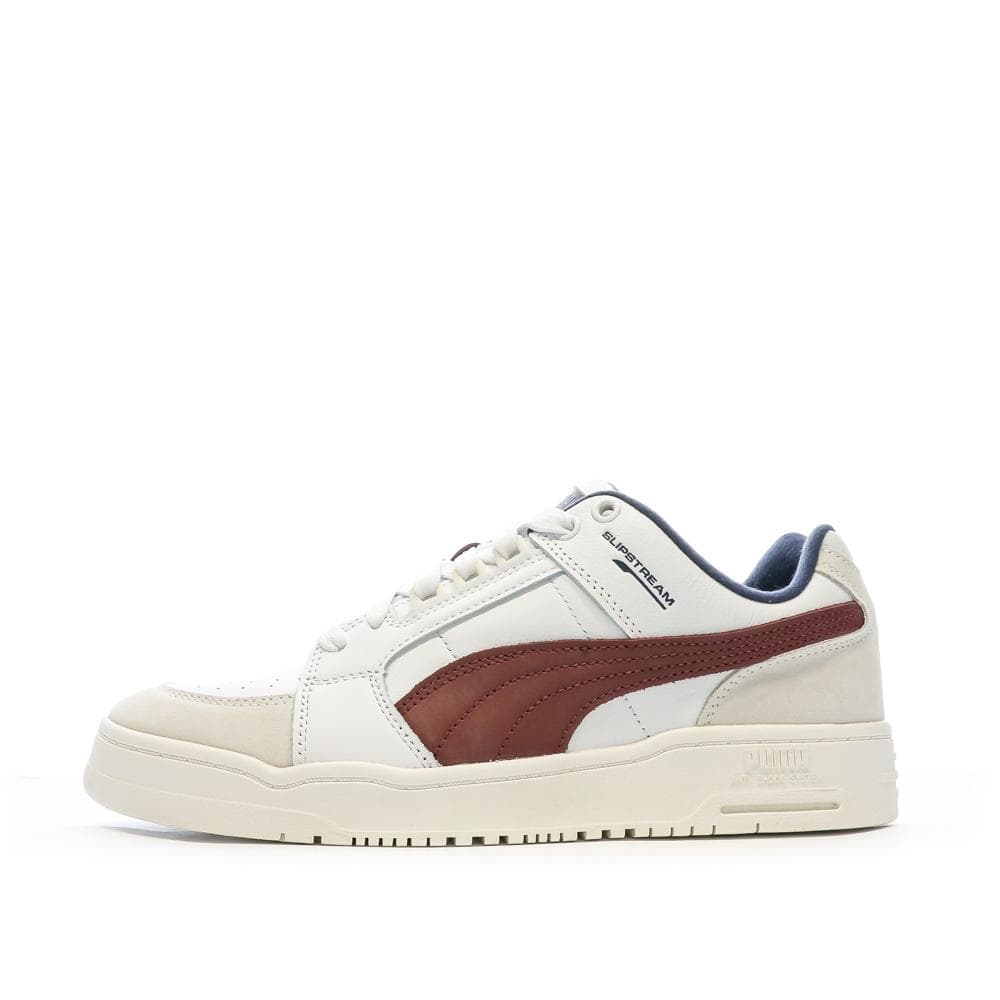 Baskets Blanc/Bordeaux Homme Puma Slipstream Lo Retro 1