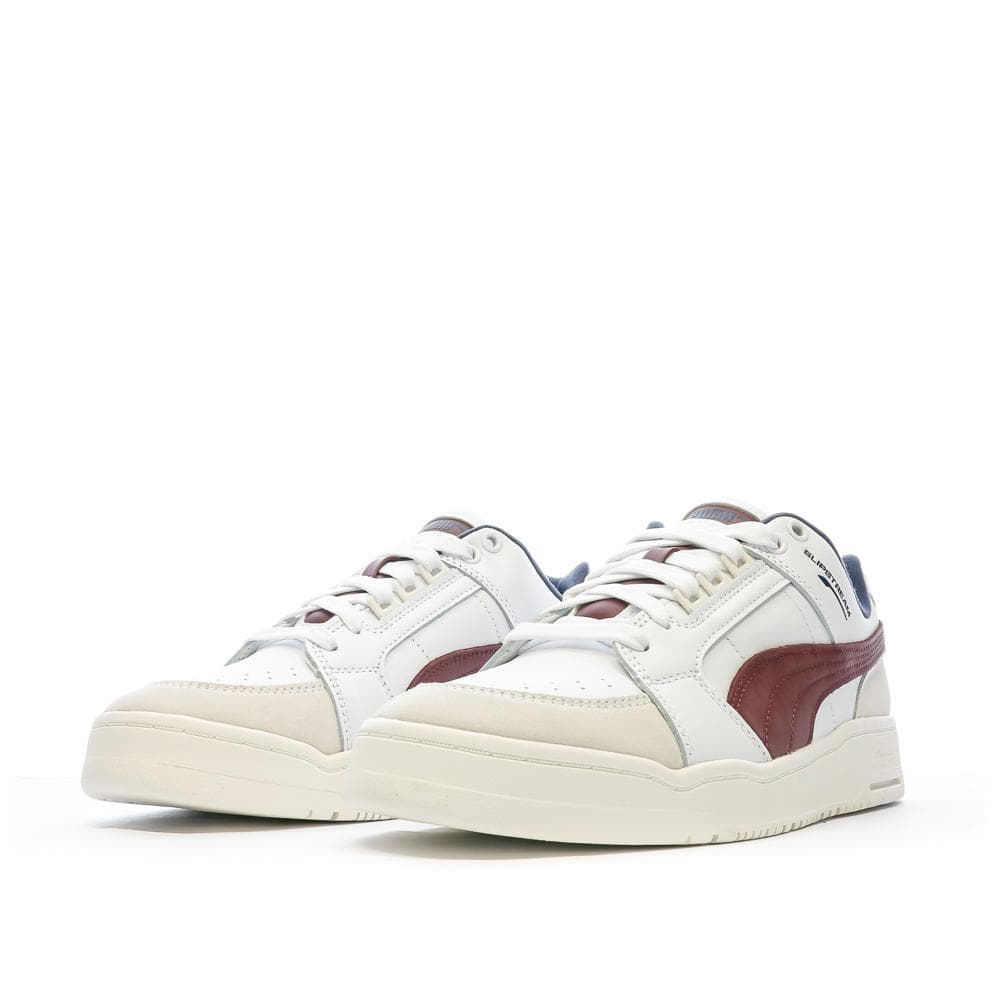 Baskets Blanc/Bordeaux Homme Puma Slipstream Lo Retro 6