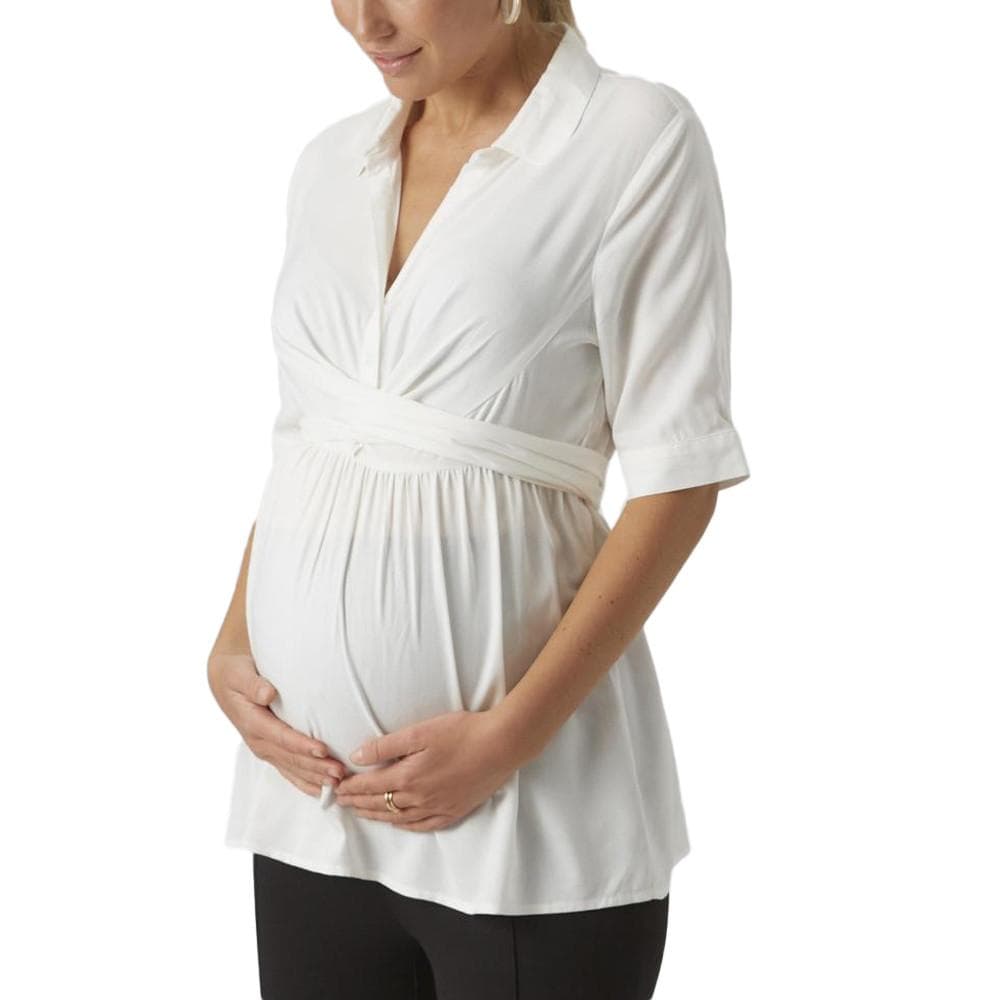 Blouse Blanche Femme Mamalicious Leline 1