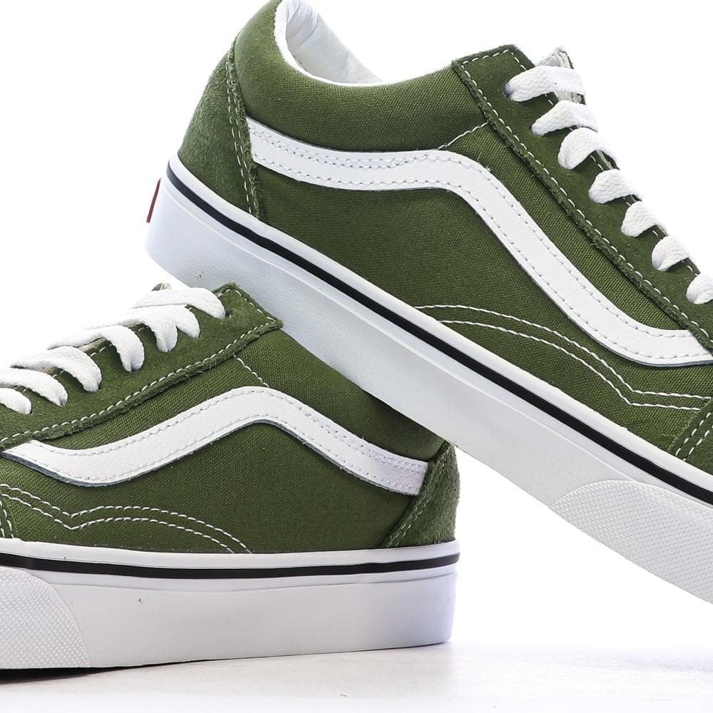 Baskets Vertes Homme Vans Old Skool 7