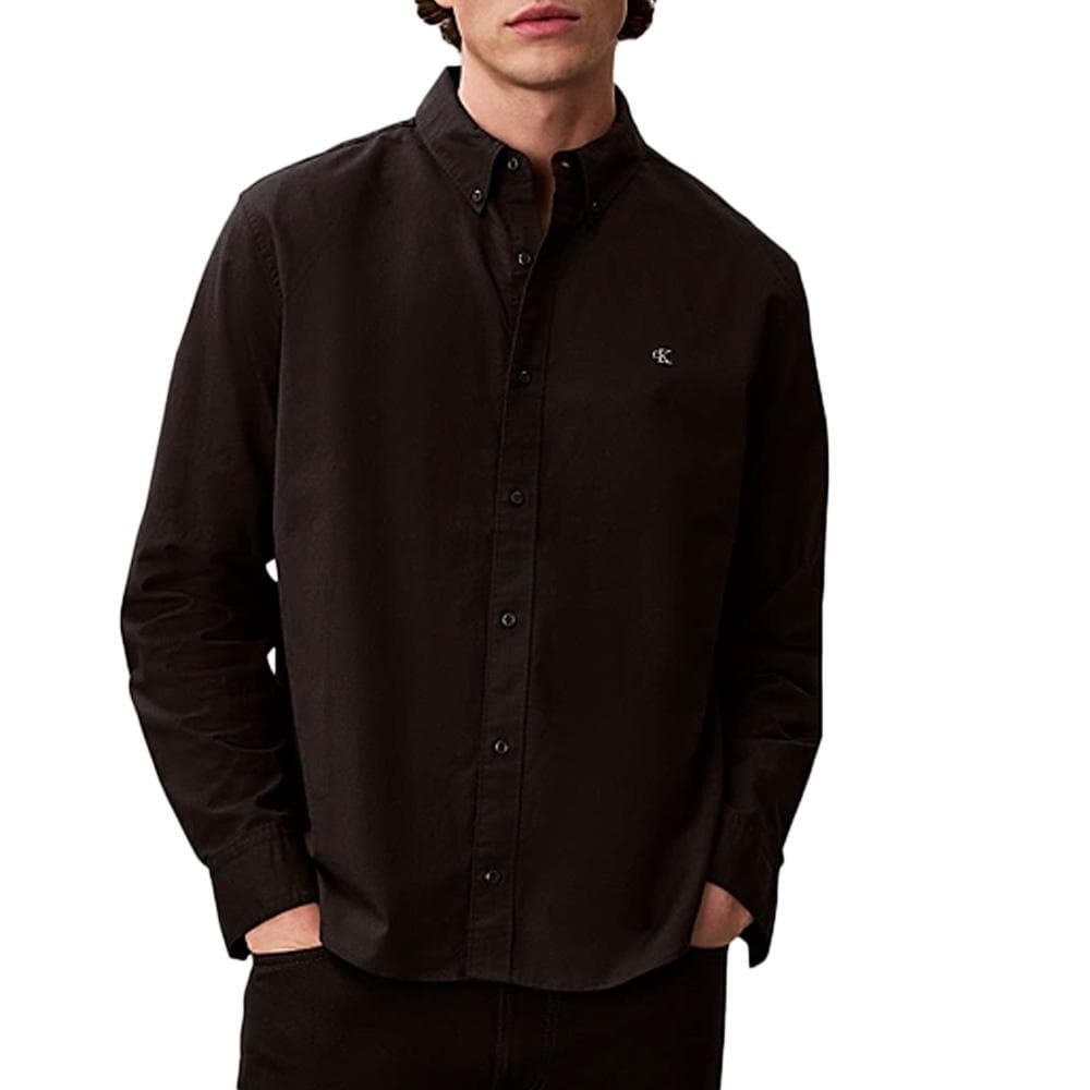 Chemise Noire Homme Calvin Klein Jeans Oxfords 1