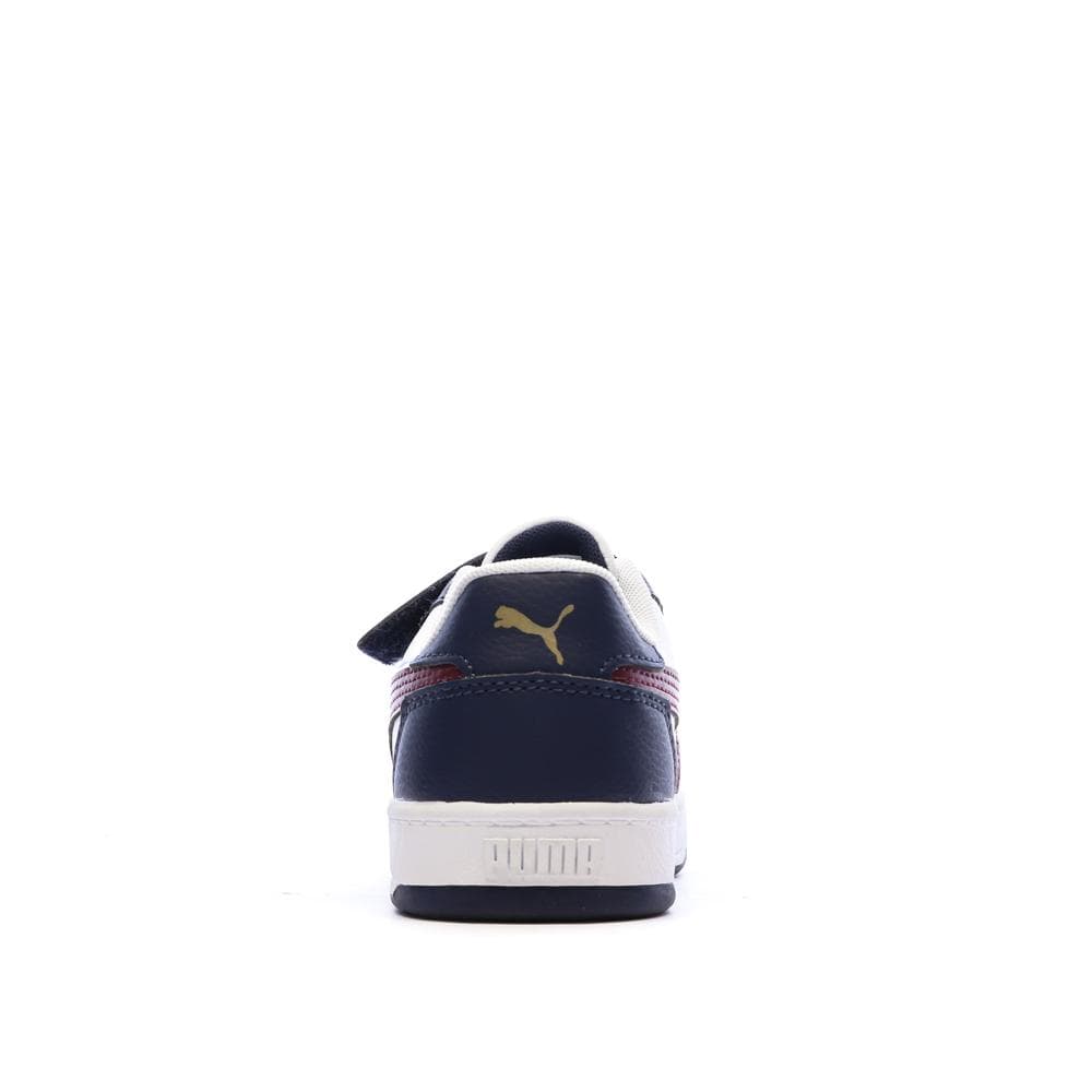 Baskets Blanches/Marine Garçon Puma Caven 3