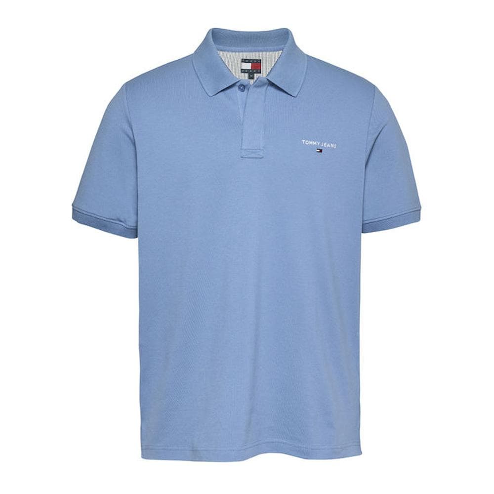 Polo Bleu Homme Tommy Hilfiger Linear 1