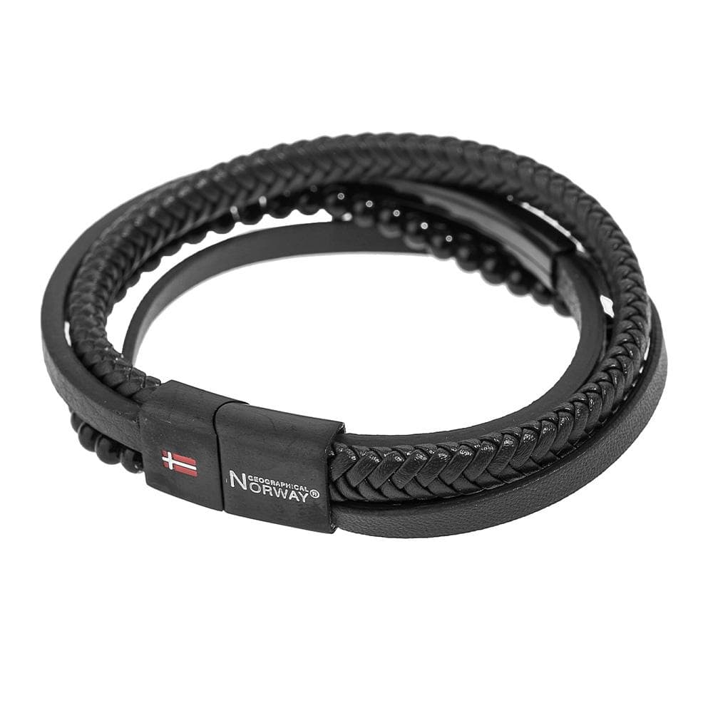 Bracelet Noir Homme Geographical Norway Bracelet Noir SG-315108 2