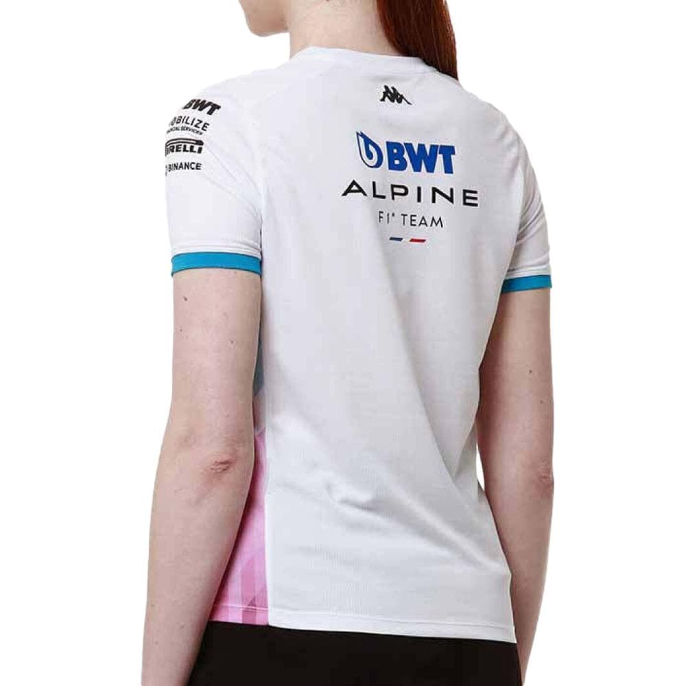 Maillots de Sport Blanc Femme Kappa Adoliw Alpine F1 2
