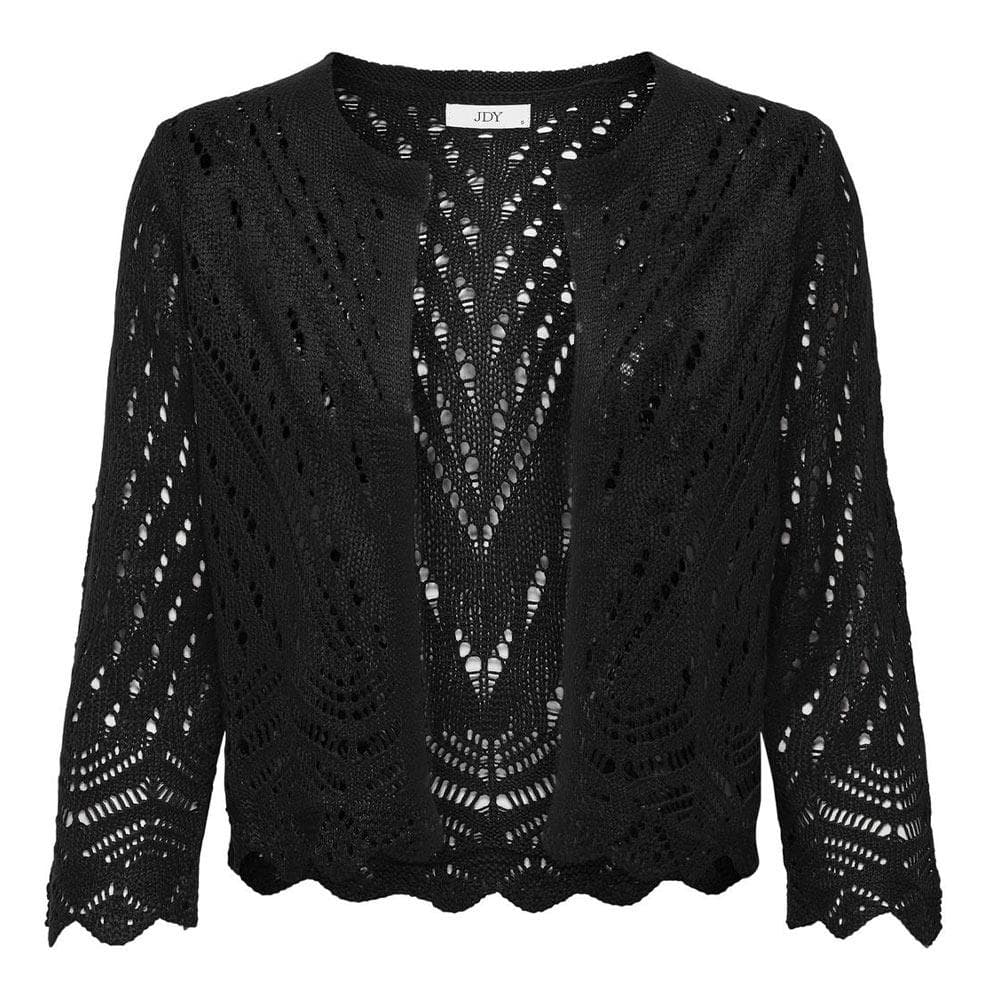 Cardigan Noir Femme JDY Sun 3/4 Cropped 2
