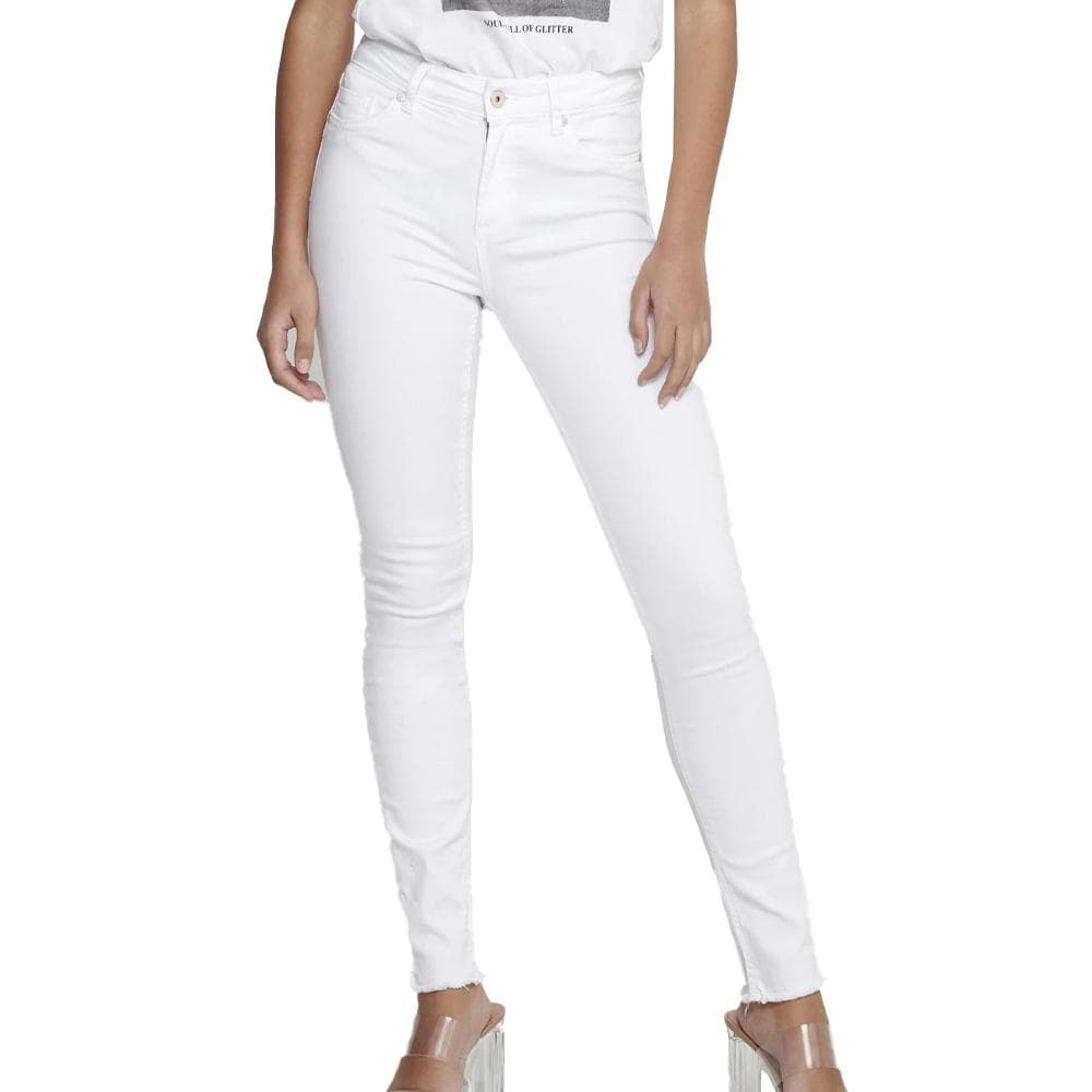 Jean Skinny Blanc Femme Only Emel 1