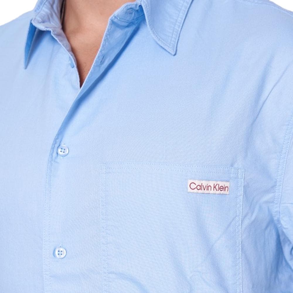 Chemise Bleu Homme Calvin Klein Jeans Oxford 3