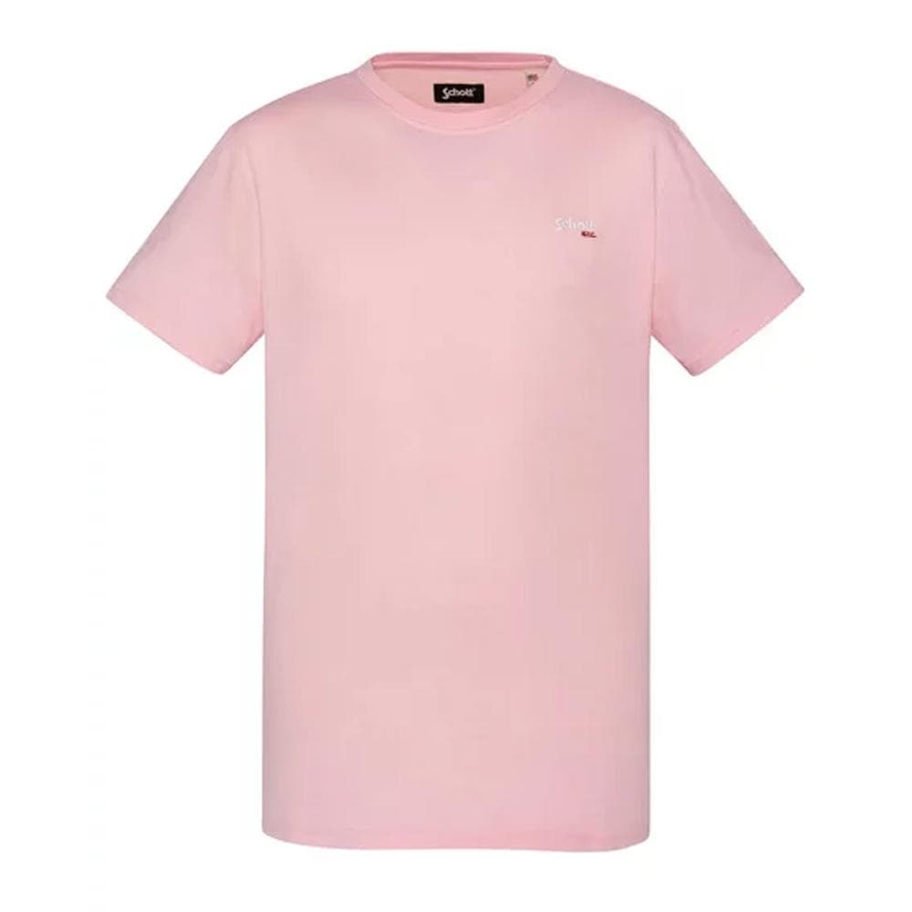 T-shirt Rose Homme Schott TSCREW 1