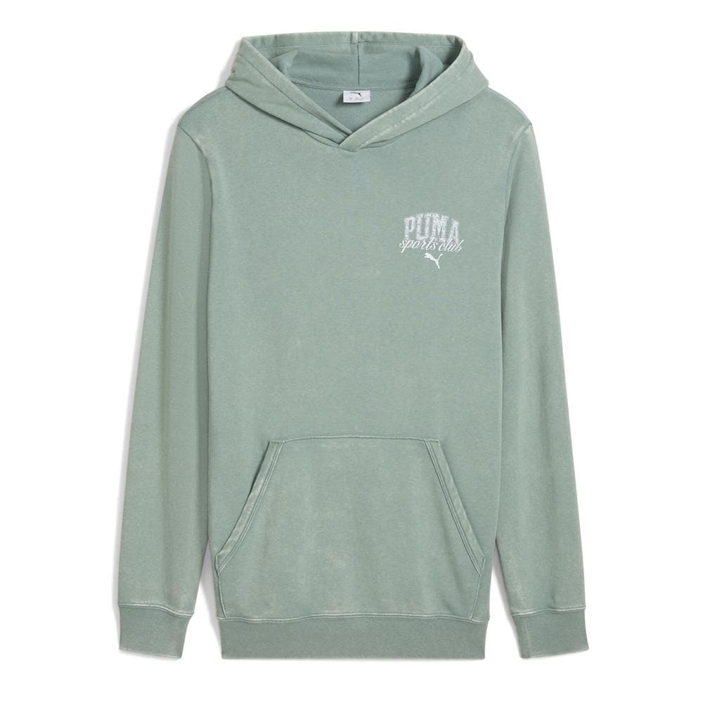 Sweat à Capuche Vert Homme Puma Class Washed 1