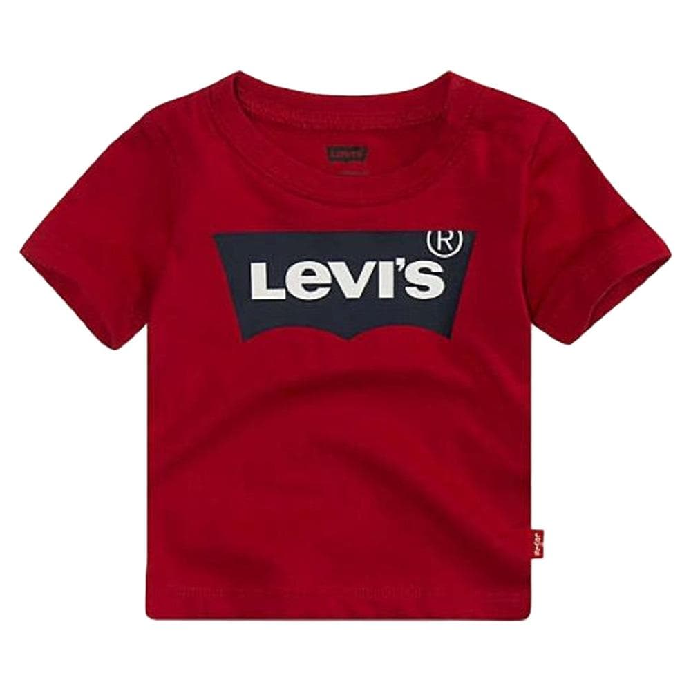T-shirt Rouge Garçon Levi's 6E8157 1