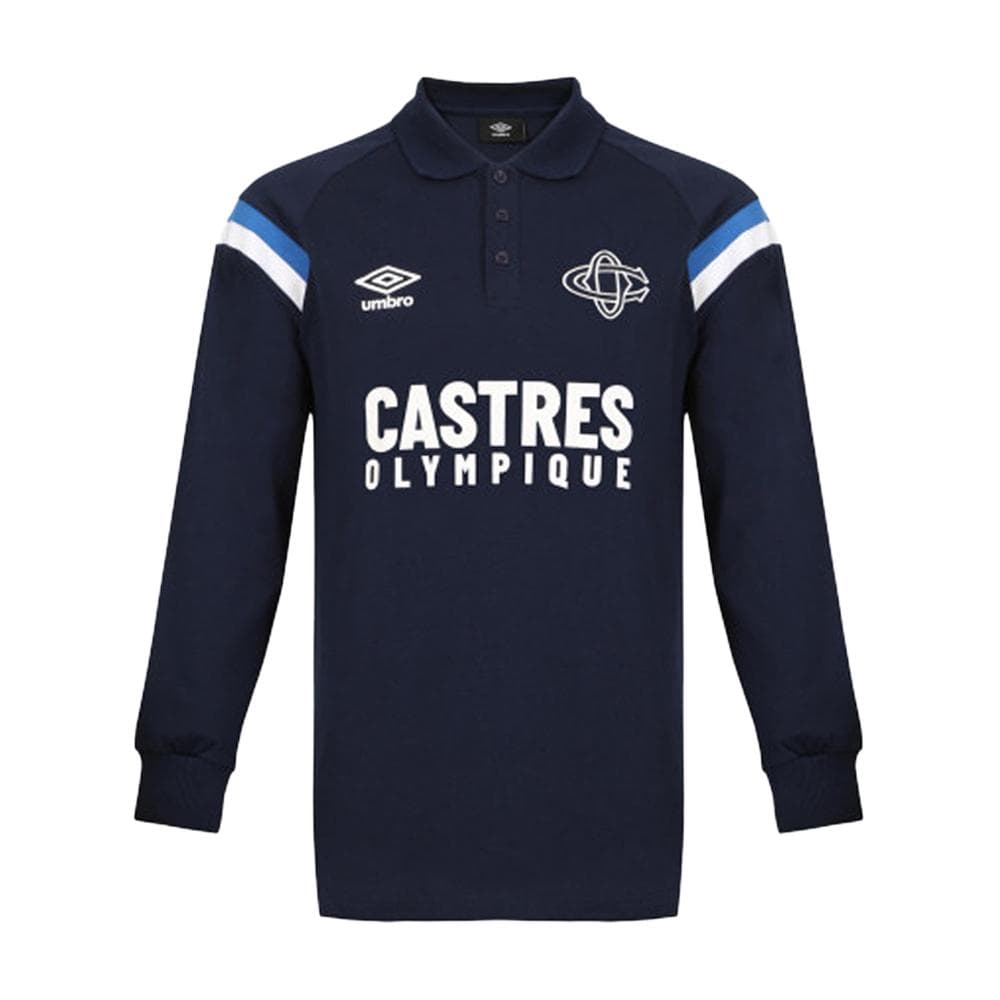 Polo Manches Longues Marine Homme Umbro Fan 1