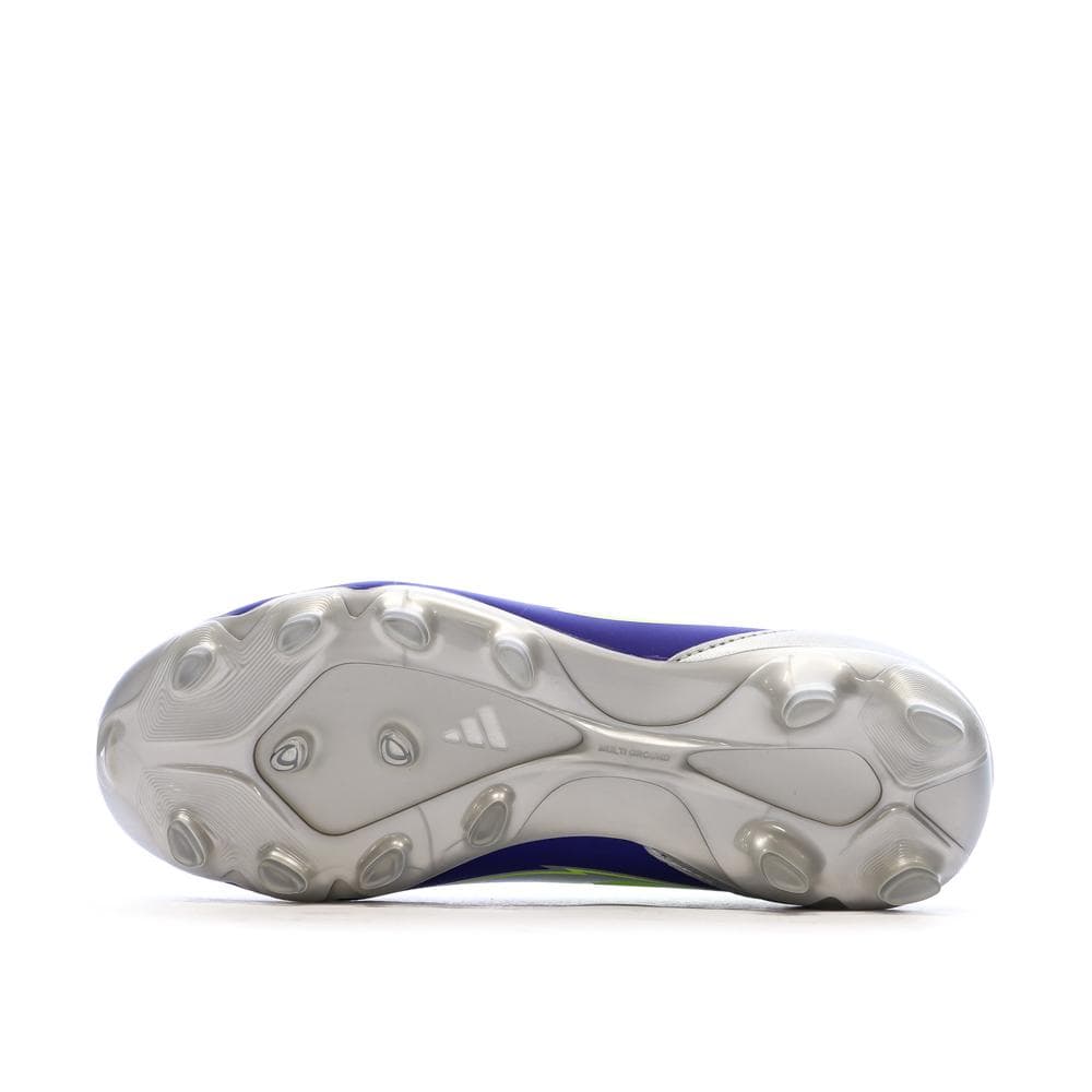 Chaussures de football Bleu/Argent Garçon Adidas F50 5