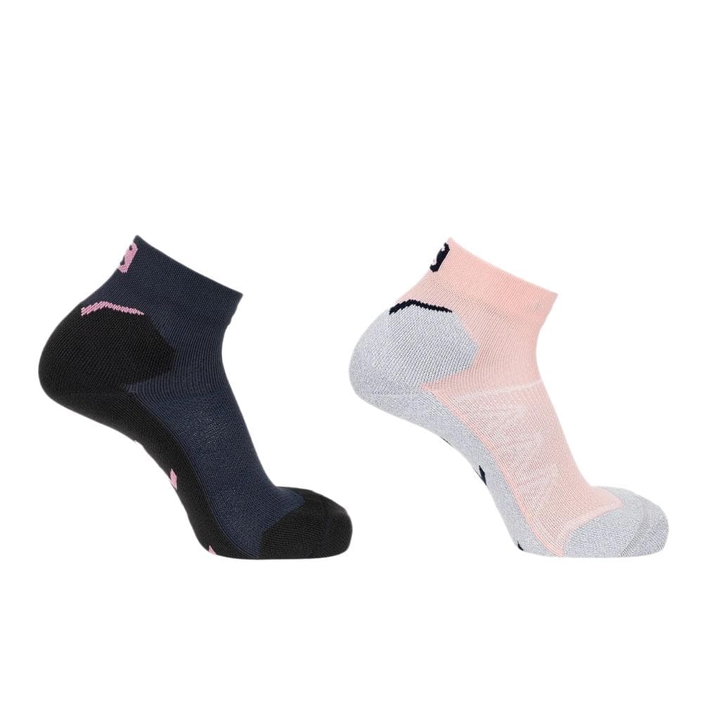 x2 Paires de Chaussettes Grises/Noires Mixte Salomon 1819000 1
