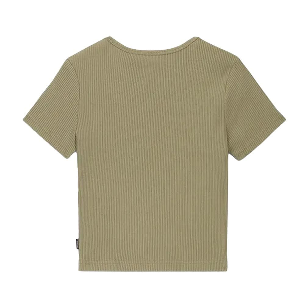 T-shirt Kaki Femme Converse The Rib Crop 2