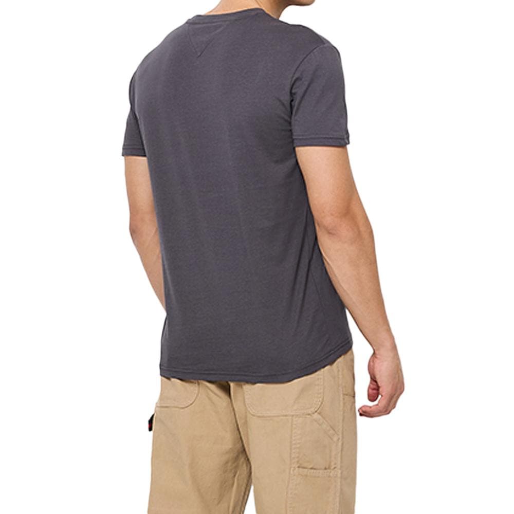 T-Shirt Gris Homme Tommy Hilfiger Reg Linearss 2