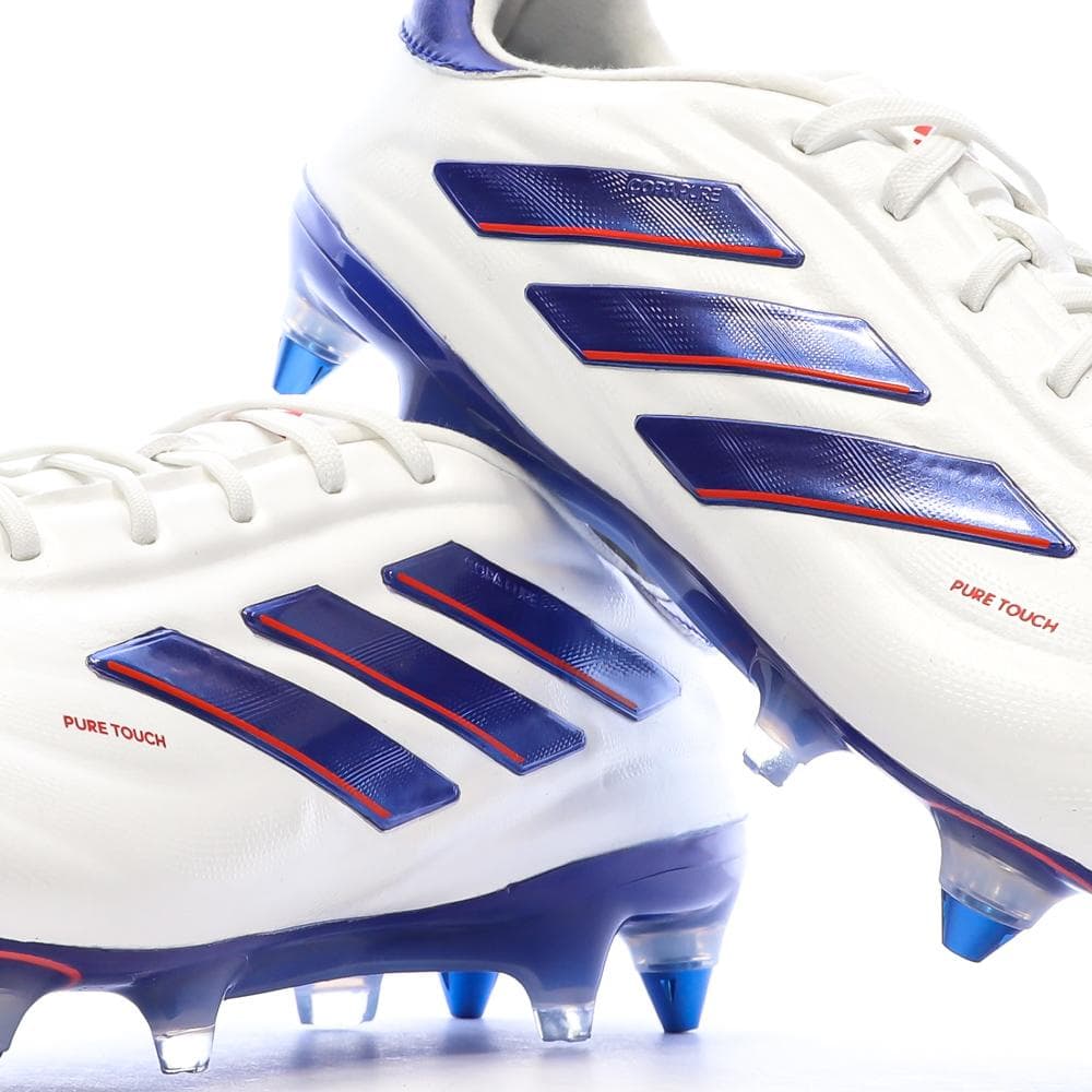 Chaussures de Foot Blanc/Bleu Homme Adidas Copa Pure 2 Elite SG 7