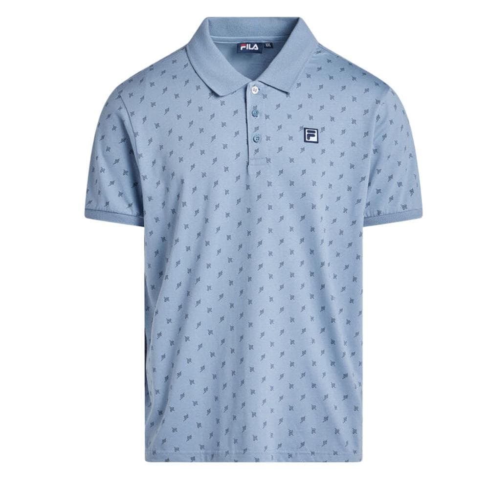 Polo Bleu Homme Fila Hart Faded 1