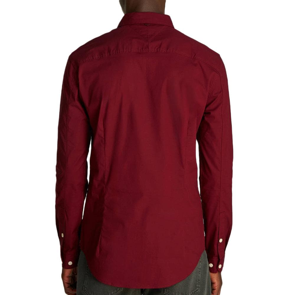Chemise Bordeaux Homme Tommy Hilfiger Tjm Original 2