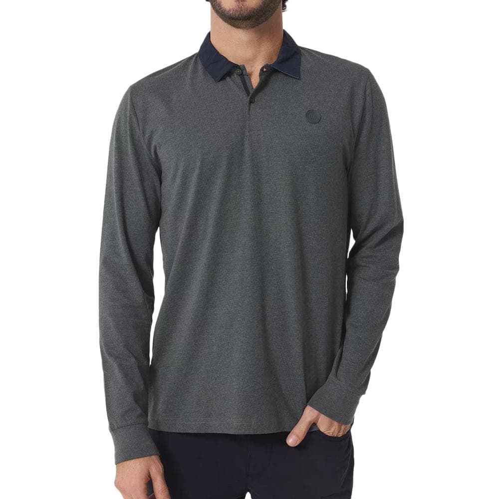 Polo Manches Longues Grises Homme TBS PEKANPOL 1