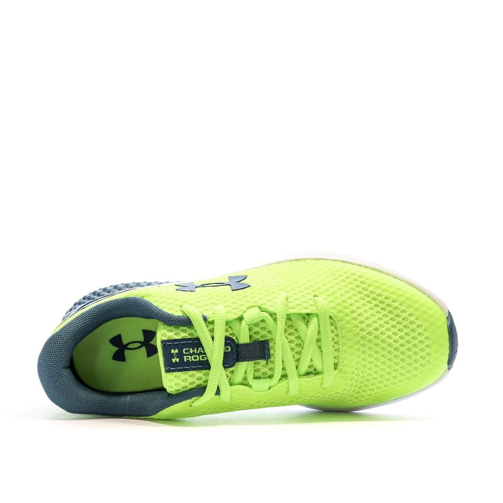 Chaussures de Running Jaune Fluo Femme Under Armour Charged Rogue 3 4