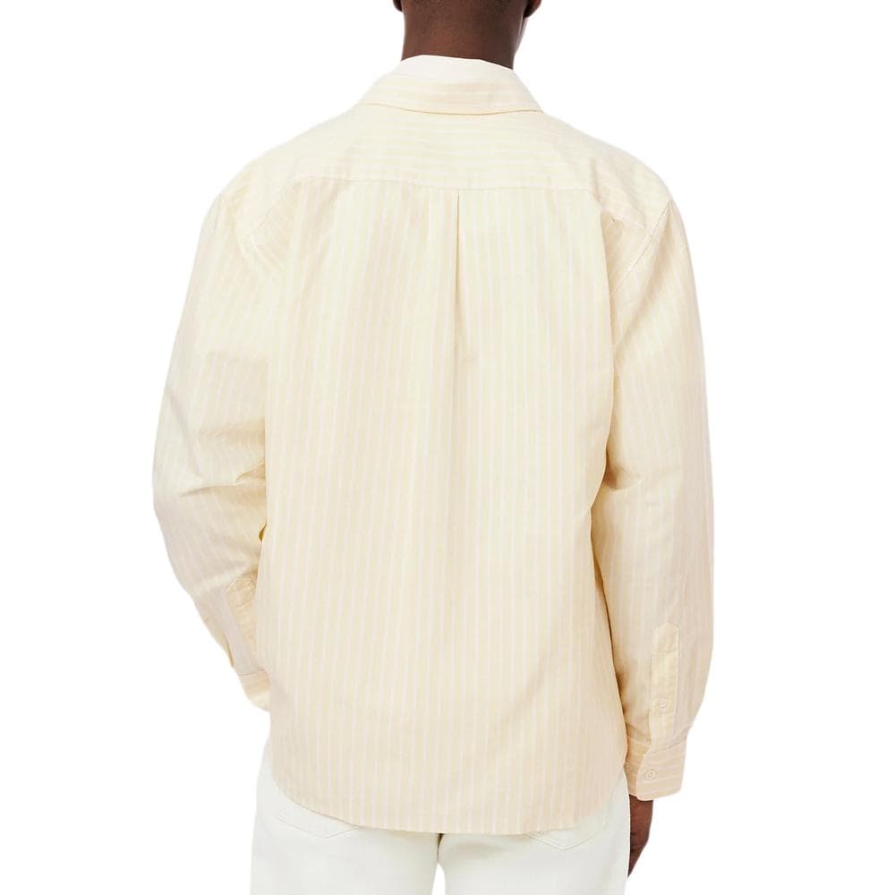 Chemise Jaune à rayures Homme Lacoste Relaxed Fit 2