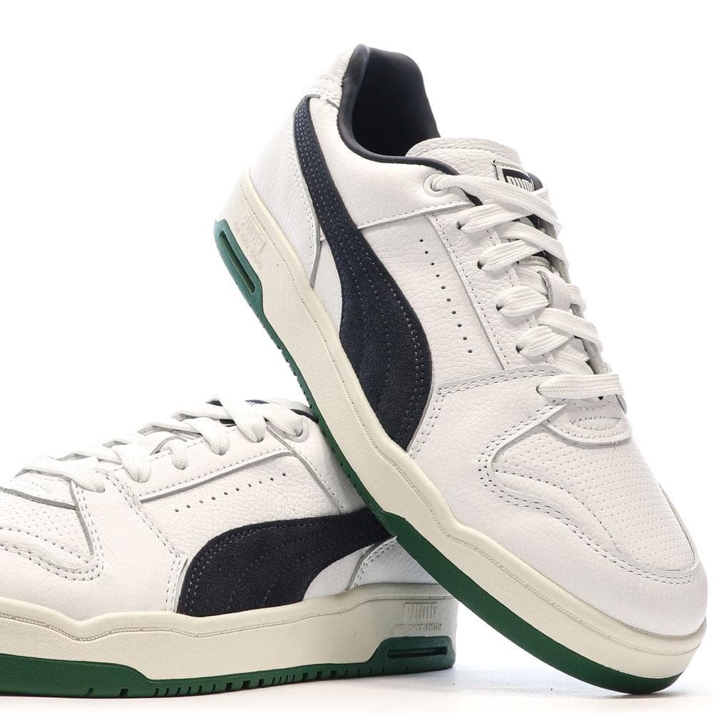 Baskets Blanc/Marine Homme Puma Slipstream Lo Varsit 7
