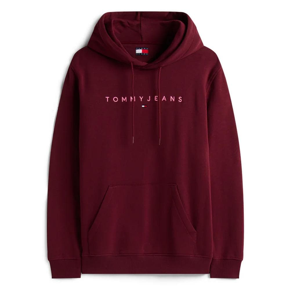 Sweat Bordeaux Homme Tommy Hilfiger Linear Logo 3