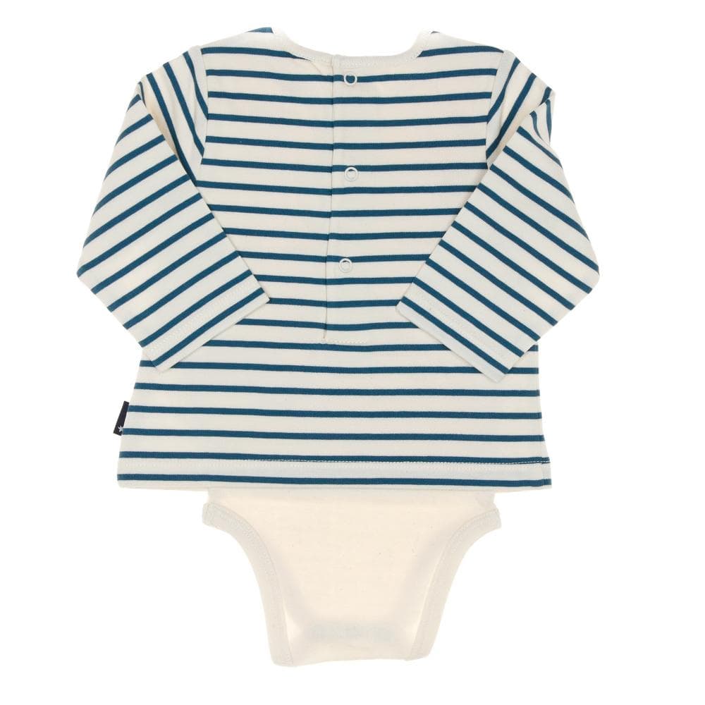 Body t-shirt Turquoise/Beige Garçon EOM Vabody 2