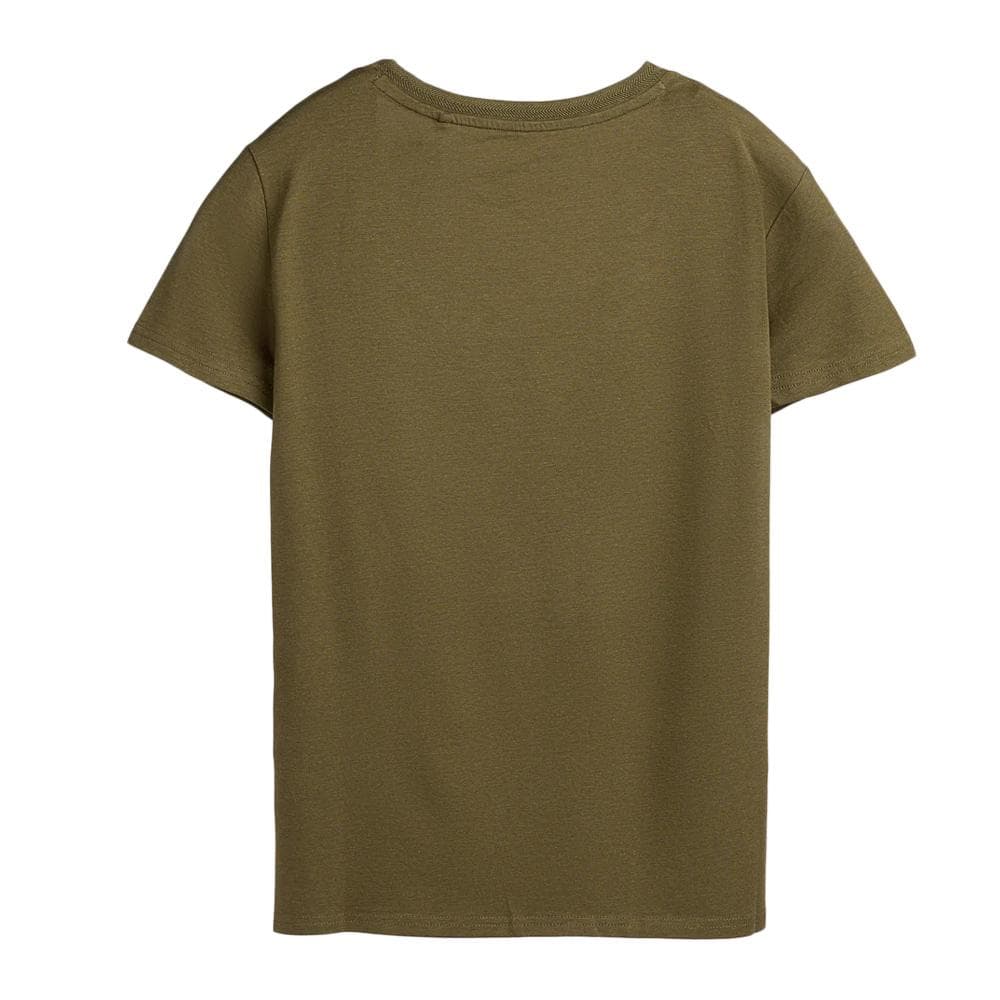 T-shirt Kaki Femme Teddy Smith Mia 2