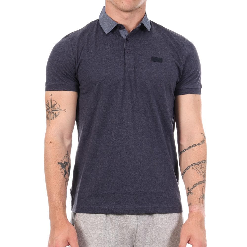 Polo Bleu Marine Homme TBS ARSON 1