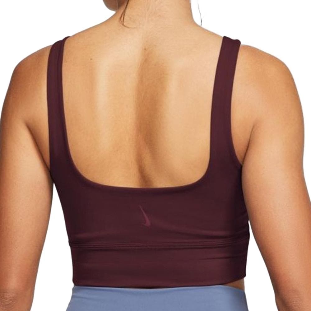 Brassière Bordeaux Femme Nike Yoga Luxe 2