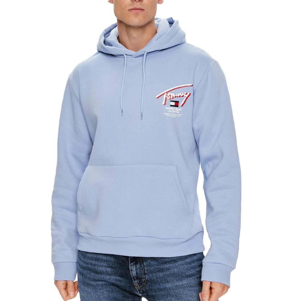 Sweat à Capuche Bleu Homme Tommy Hilfiger Reg Street 1