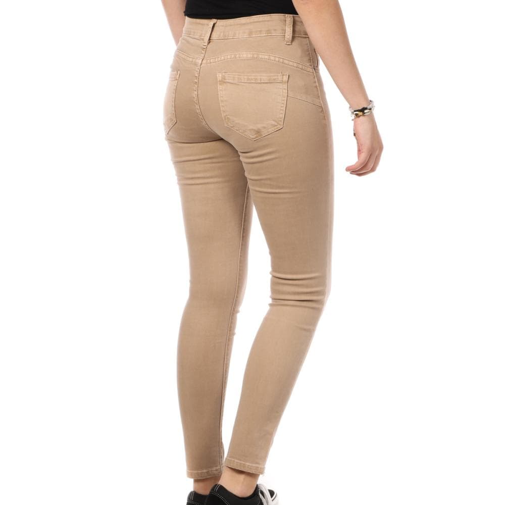Jean Skinny Push Up Beige Femme My Tina's 260 2