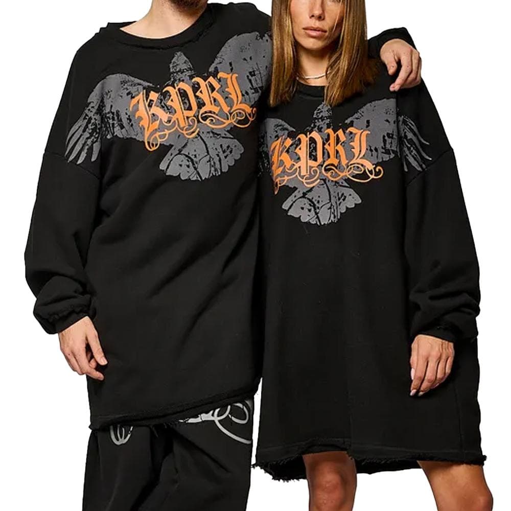 Sweat Noir mixte Kaporal Vorb 1