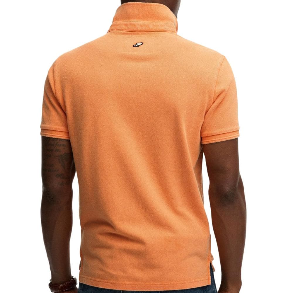 Polo Orange Homme Superdry Classic Pique 2
