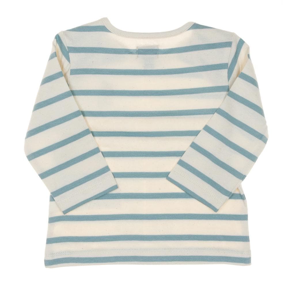 T-Shirt Blanc/Bleu Garçon EOM Eloris 2