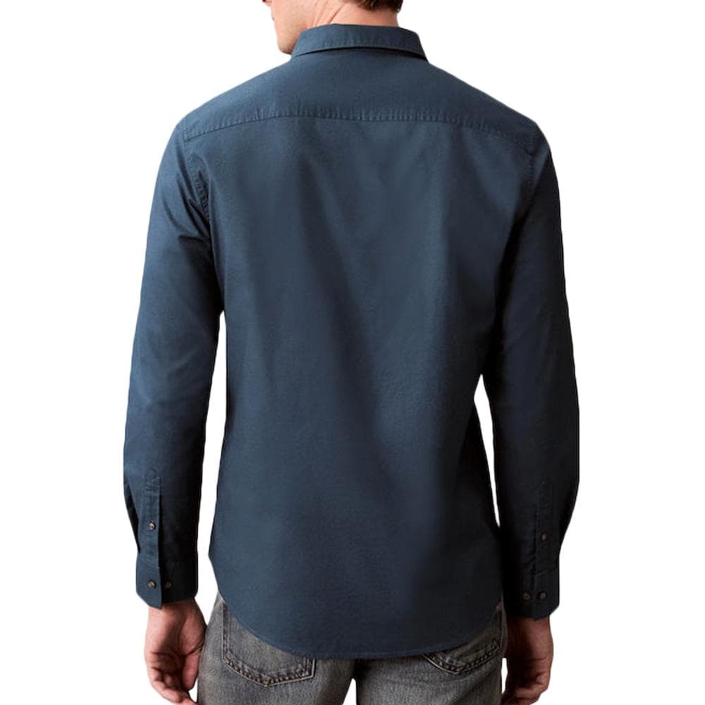 Chemise Bleu Teal Homme Calvin Klein Jeans Oxfords 2