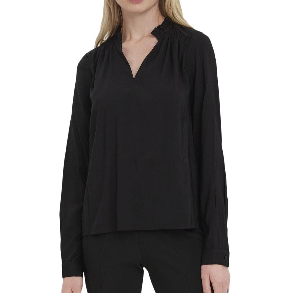 Chemisier Manches Longues Noir Femme Vero Moda Bell 1
