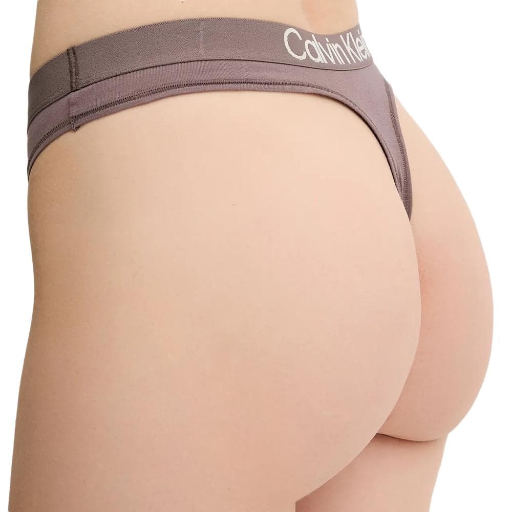 Tanga Marron Femme Calvin Klein Jeans Thong 2