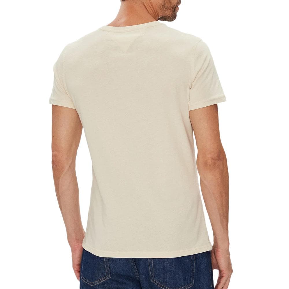 T-shirt Beige Clair Homme Tommy Hilfiger Tjm Xslim 2