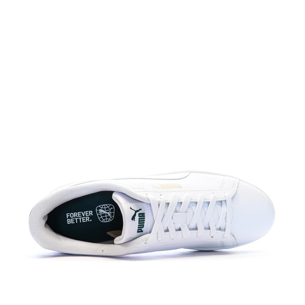 Baskets Blanches/Vertes Homme Puma Smash 3.0 L 4